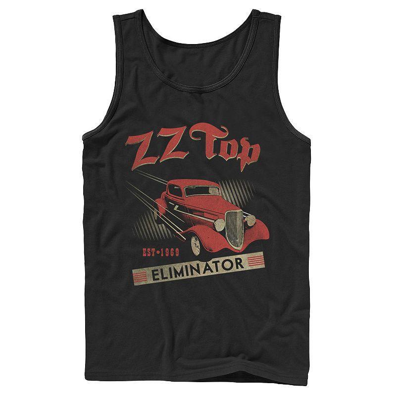 Mens ZZ Top Eliminator Hot Rod Logo Tank Top Product Image