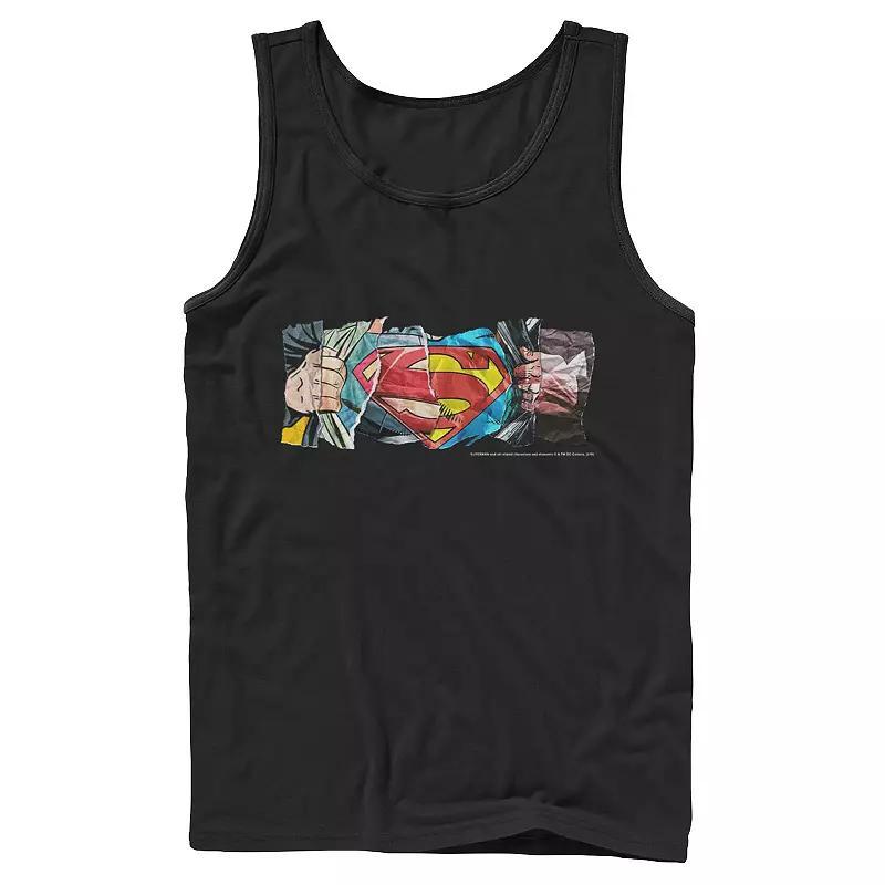 Mens Cartoon Network Dexters Laboratory Original Logo Tank Med Blue Product Image