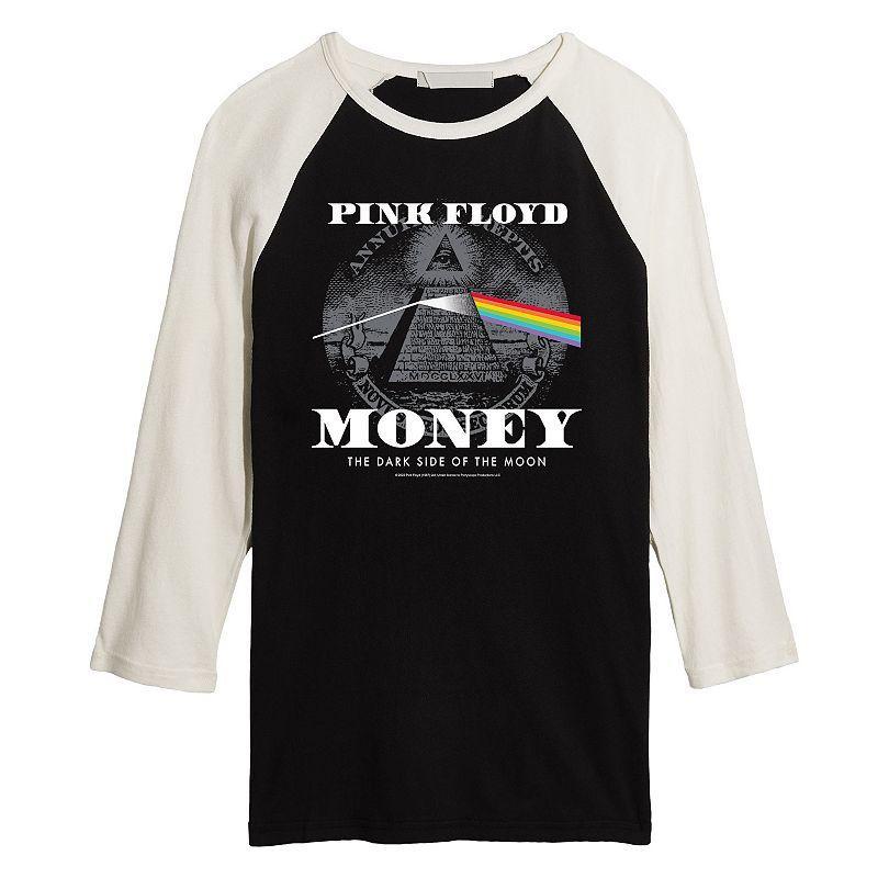 Mens Pink Floyd Money Prism Raglan Graphic Tee Product Image