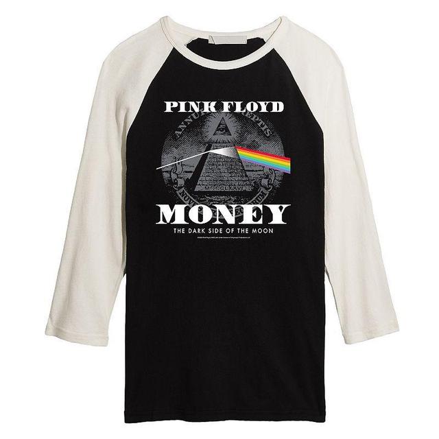 Mens Pink Floyd Money Prism Raglan Graphic Tee Oxford Product Image