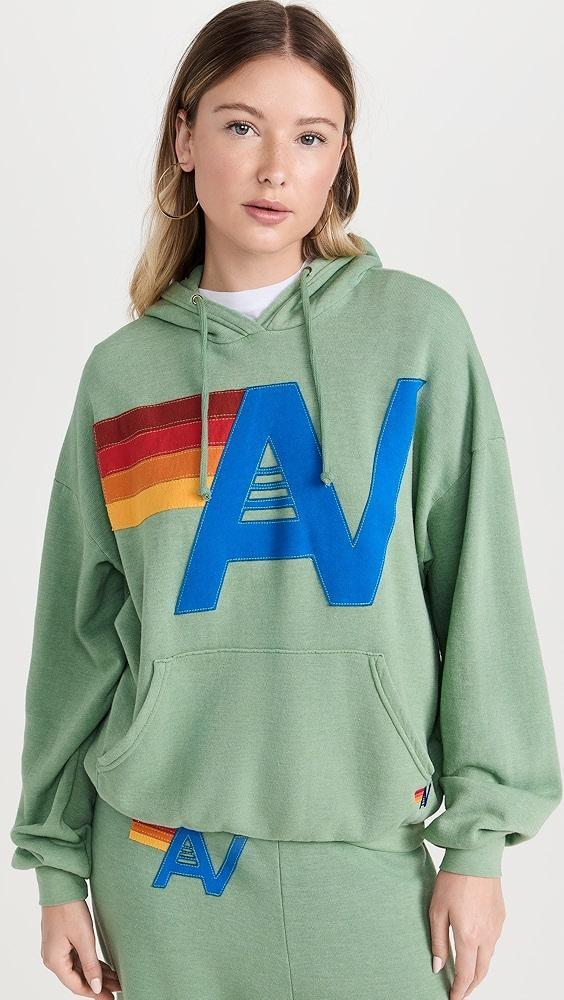 Aviator Nation Logo Stitch Pullover Hoodie | Shopbop Product Image