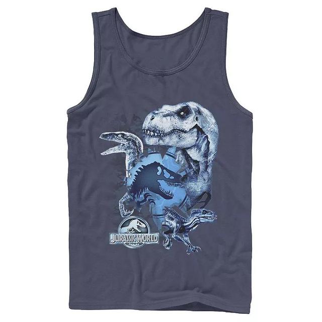 Mens Star Wars The Mandalorian The Child Precious Cargo Pocket Tank Top Blue Product Image