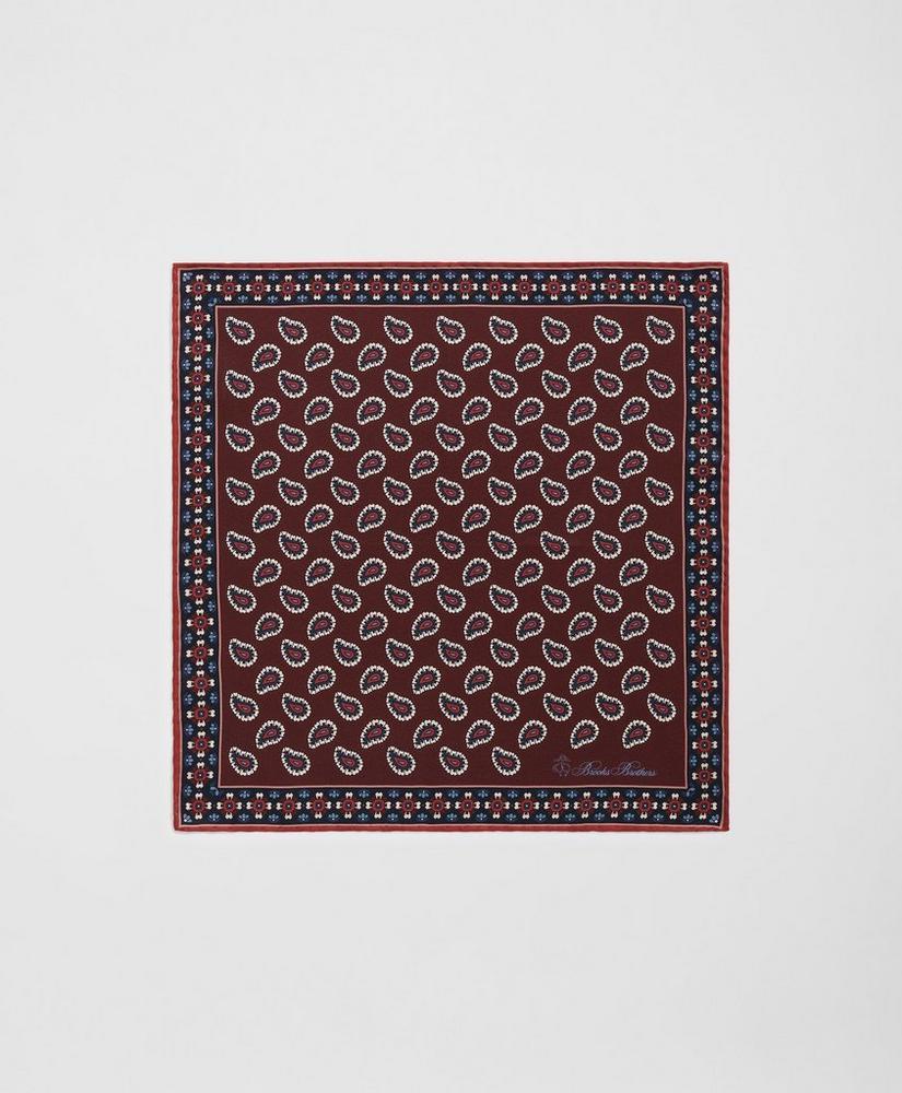 Paisley Silk Pocket Square Product Image