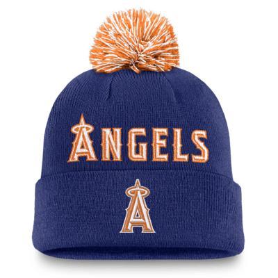 Los Angeles Angels Peak Men's Nike MLB Cuffed Pom Beanie Product Image