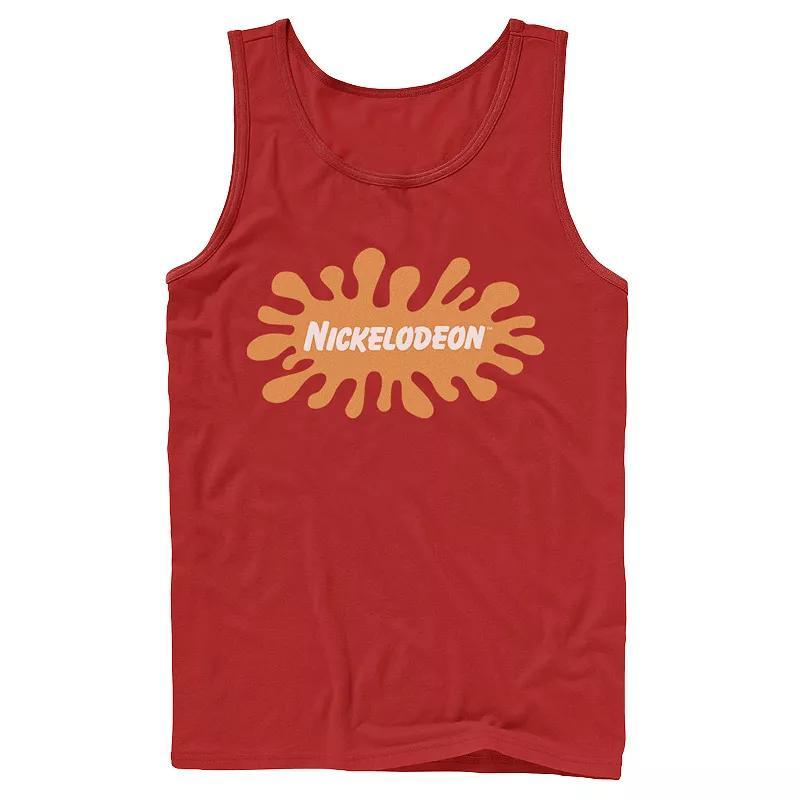 Mens Nickelodeon Classic Splatter Logo Tank Top Product Image