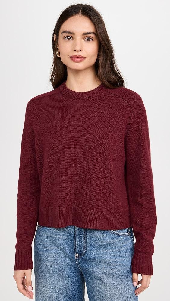 Theory Cropped Cashmere Pullover Sweater | Shopbop Product Image