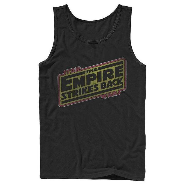 Mens Star Wars The Empire Strikes Back Vintage Logo Tank Top Product Image