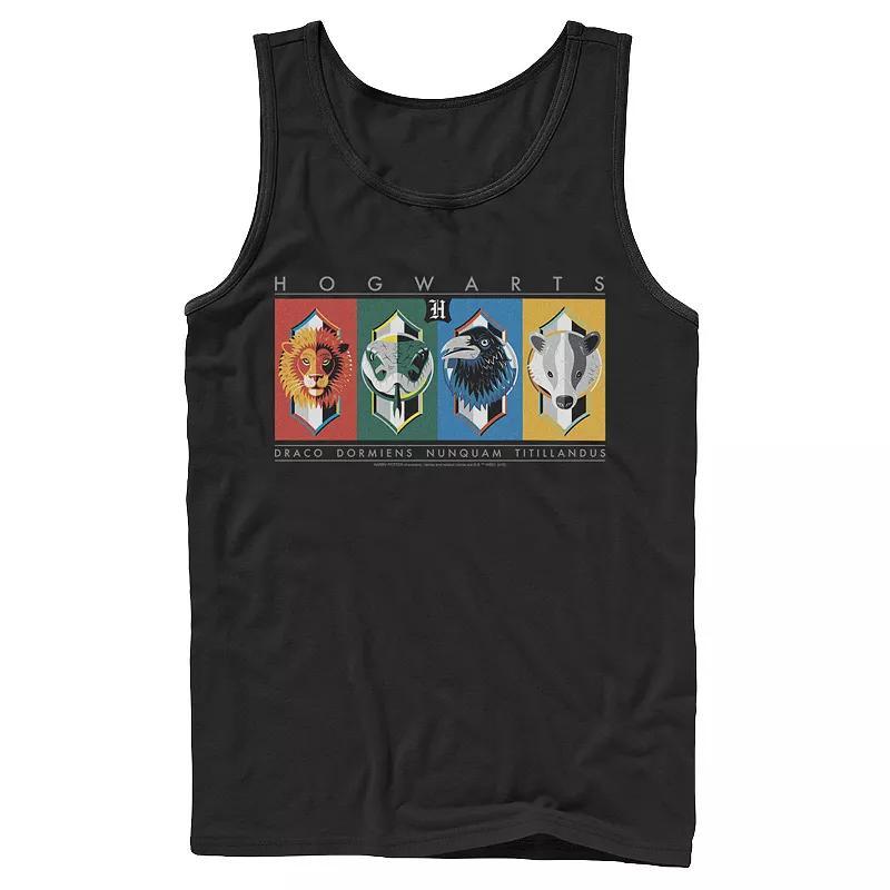 Mens Harry Potter Hogwarts House Symbols Graphic Tank Top Product Image