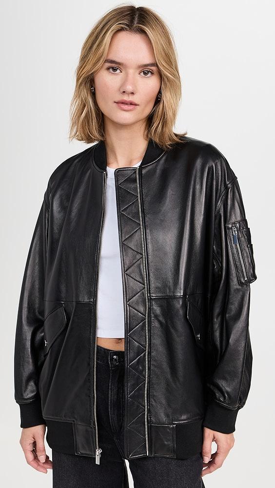 Theory Oversized Flight Jacket | Shopbop Product Image