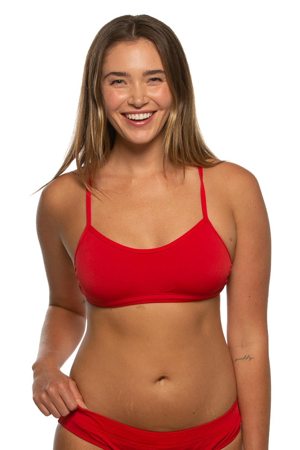 Heidi Bikini Top - Red Female Product Image