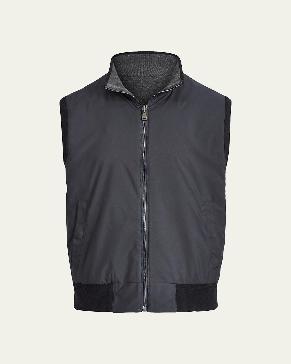 Mens Reversible Zip-Up Vest Product Image