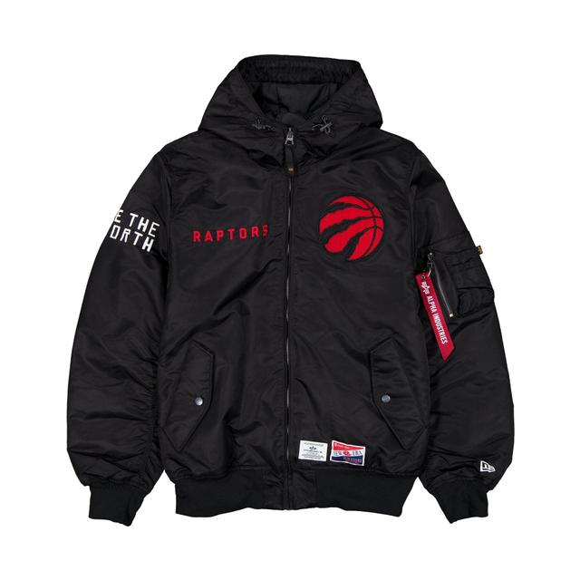 Alpha Industries x Toronto Raptors L-2B Hooded Bomber Jacket Male Product Image