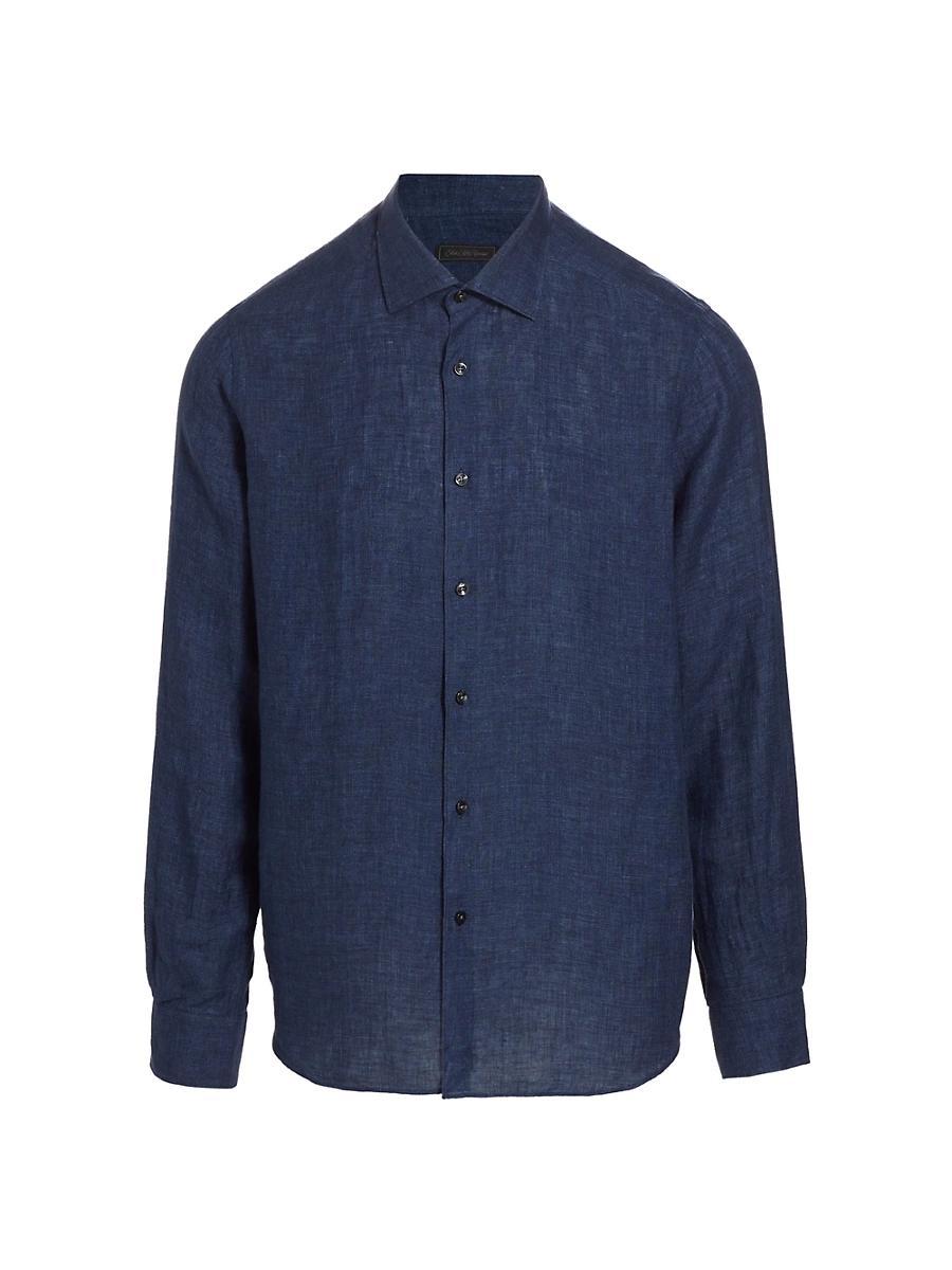 Mens COLLECTION Linen Shirt Product Image