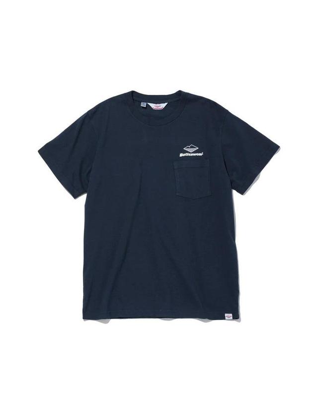 Team S/S Pocket Tee / Navy x White Product Image