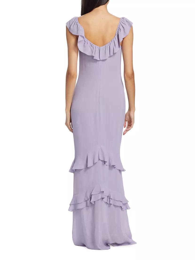 Tripoli Ruffled Maxi Dress Product Image