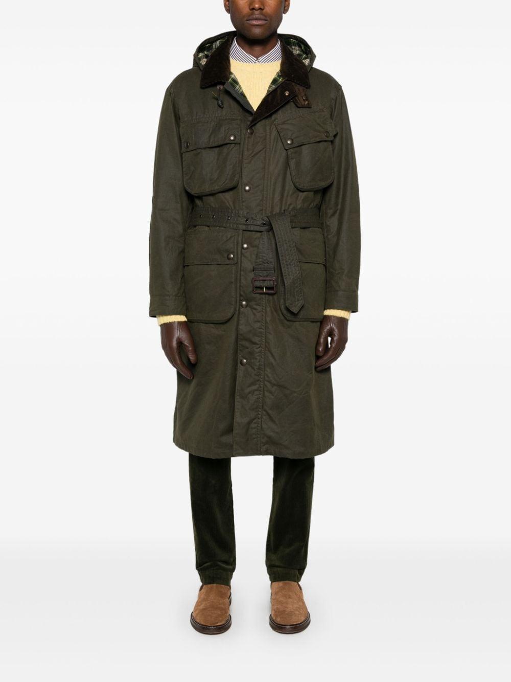 POLO RALPH LAUREN Oilcloth Bike Coat In Oilclothgreenx Product Image