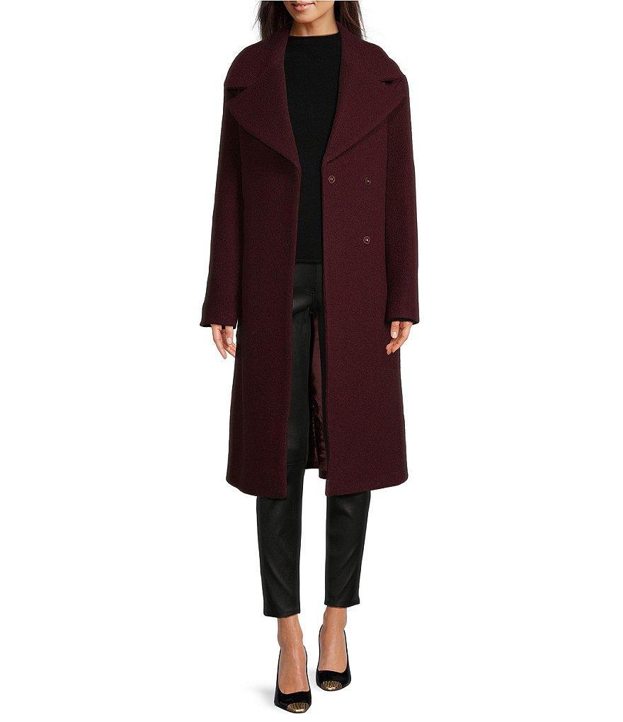 Katherine Kelly Pure Wool Notch Collar Wrap Coat Product Image