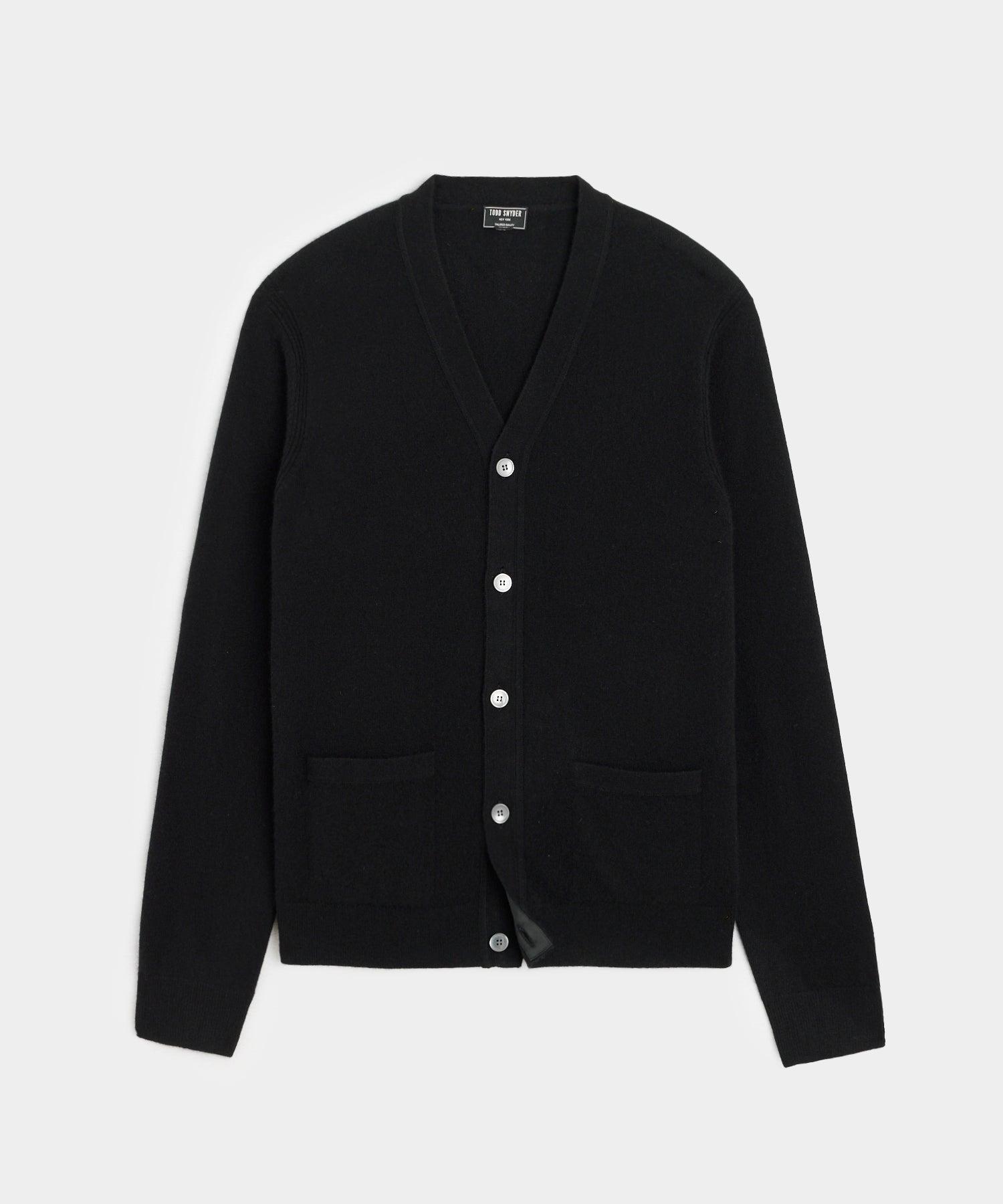 Cashmere Cardigan in Black product image