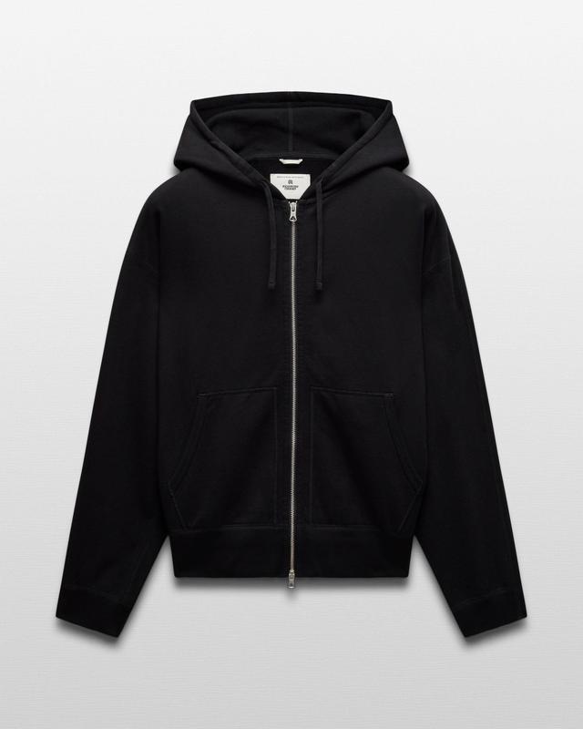 Midweight Terry Relaxed Zip Hoodie Male Product Image