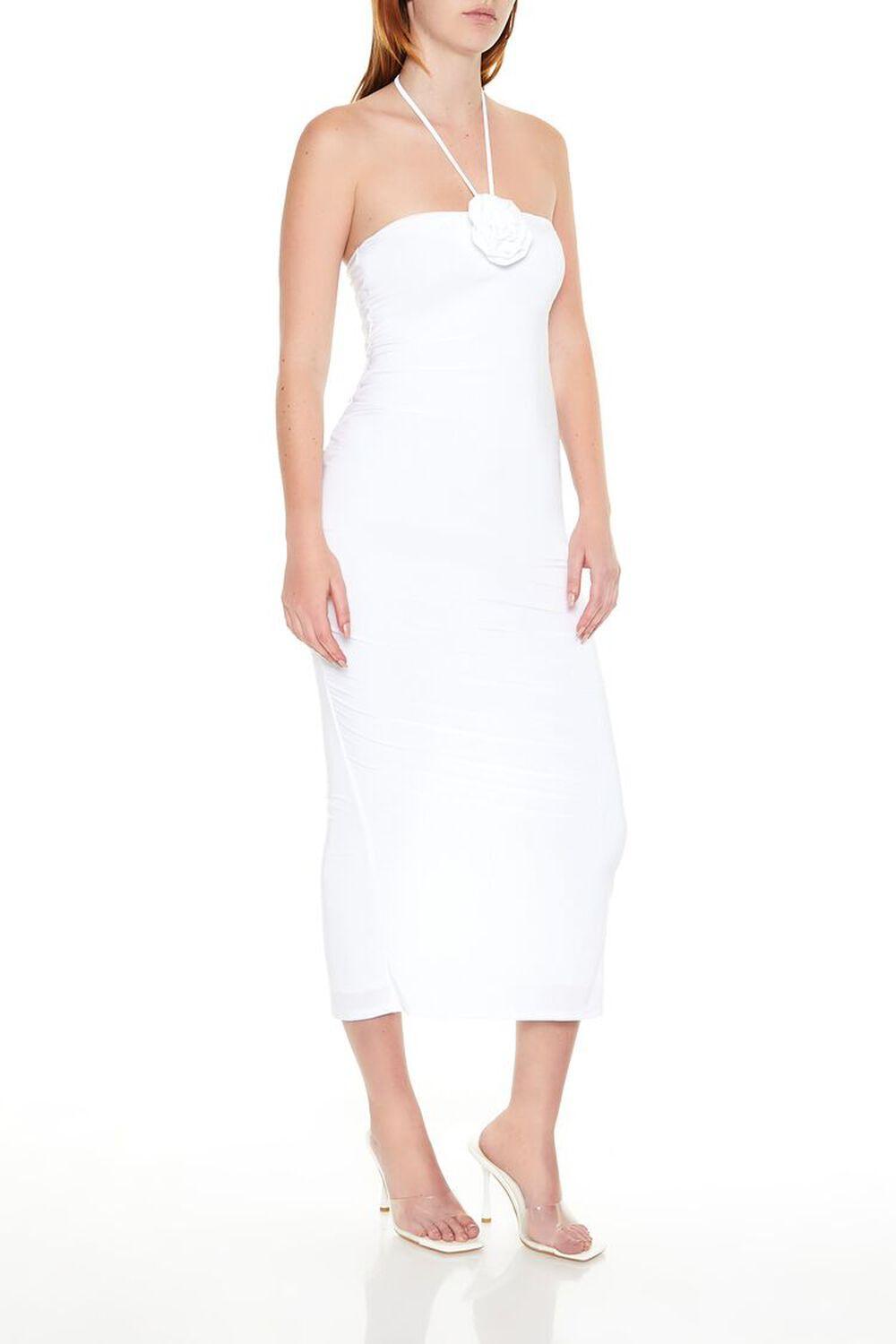 Rosette Halter Midi Dress | Forever 21 Product Image