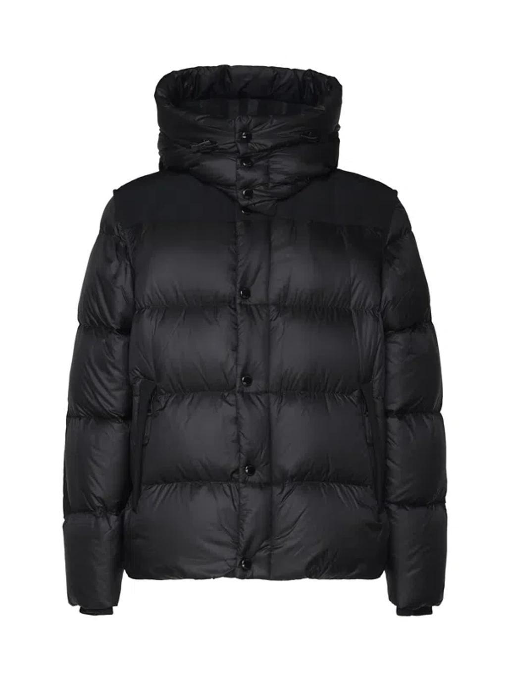 Padded Nylon Jacket In Black Product Image