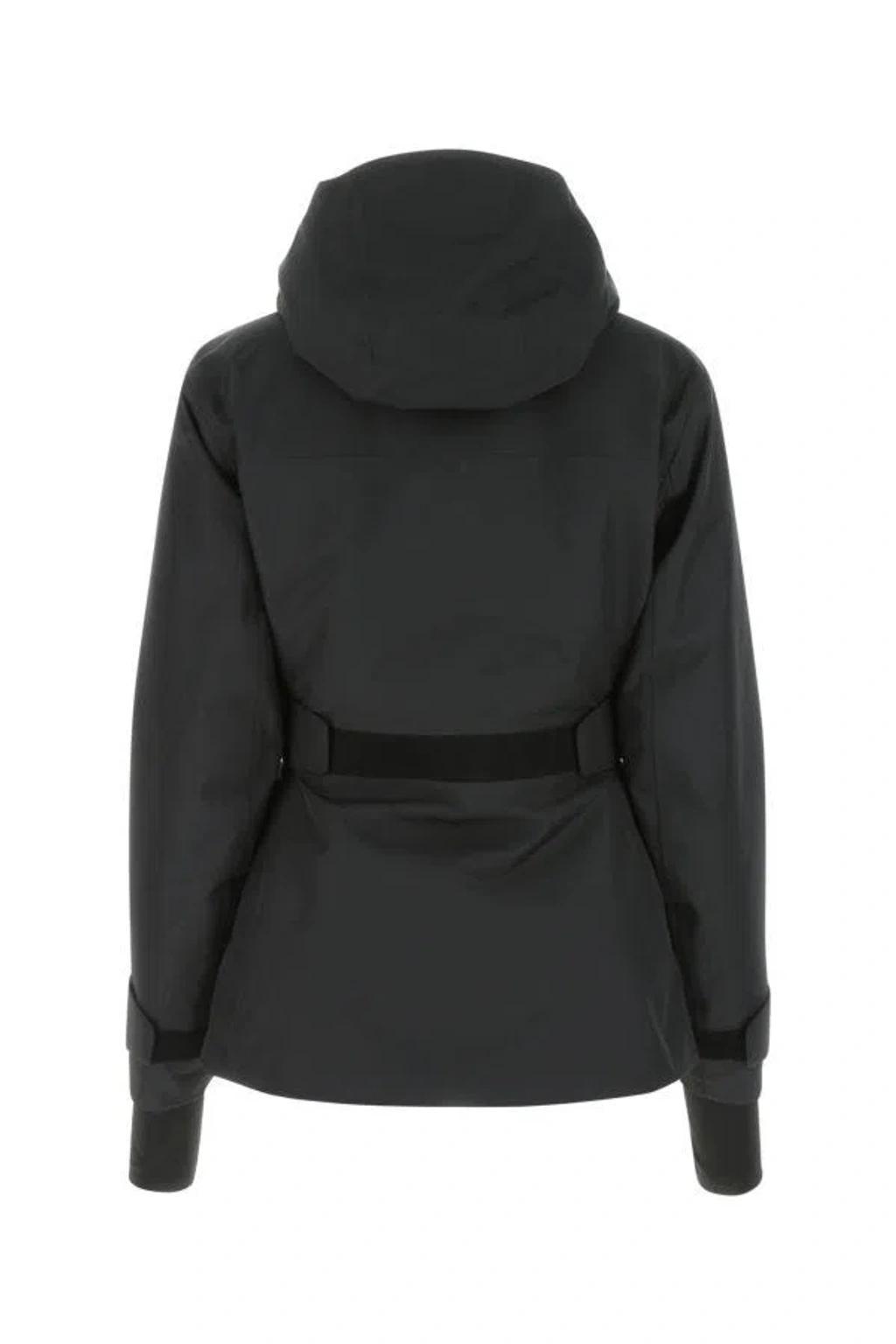 Black Polyester Padded Jacket Product Image