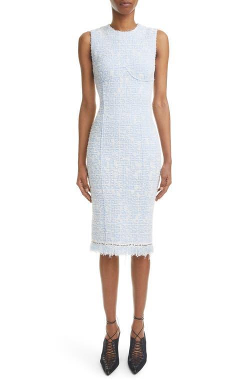 Givenchy Tweed Sleeveless Sheath Dress Product Image