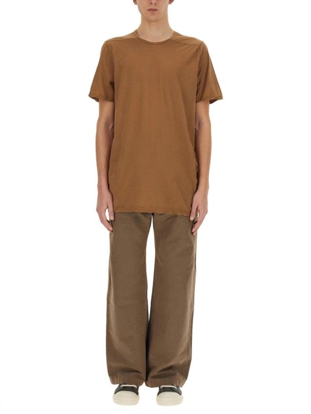 RICK OWENS DRKSHDW Tommy Organic Cotton T-shirt In Brown Product Image