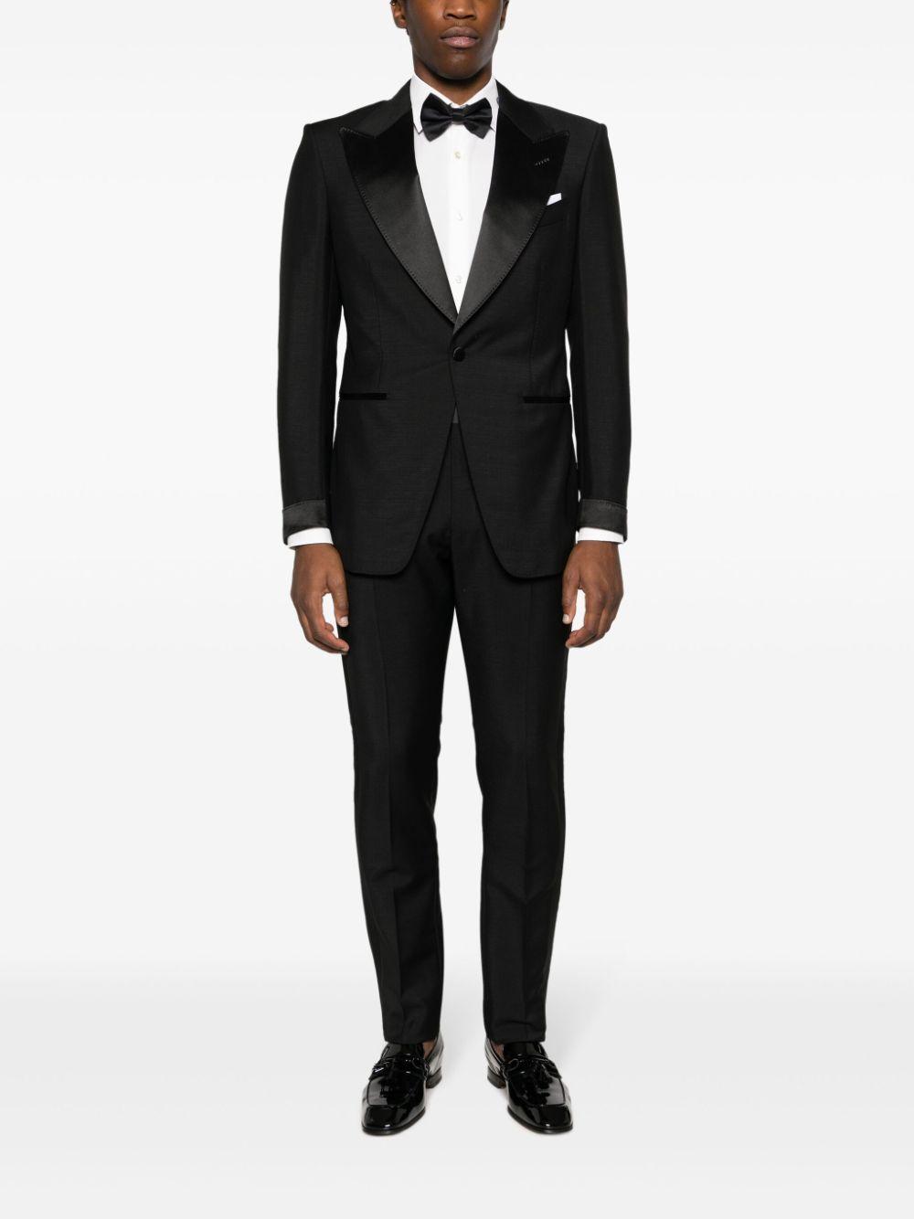 TOM FORD Two-piece Single-breasted Dinner Suit In Black Product Image