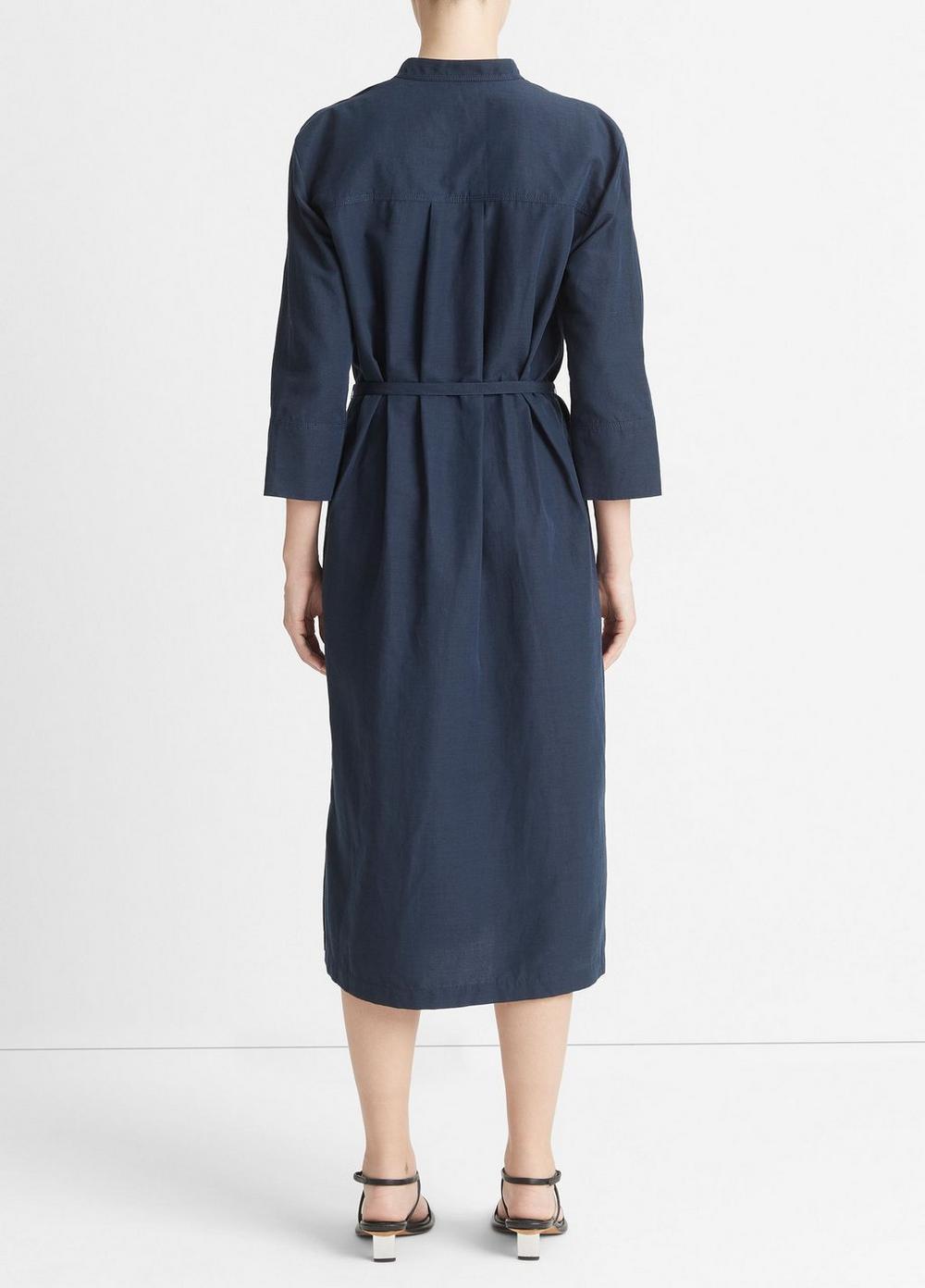 Band-Collar Pullover Dress Product Image