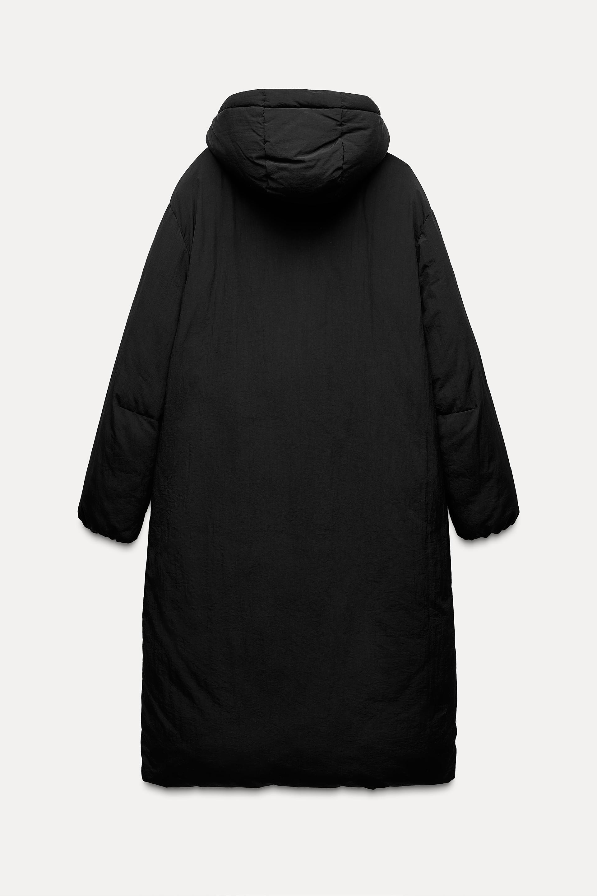 WATER REPELLENT HOODED LONG ANORAK Product Image