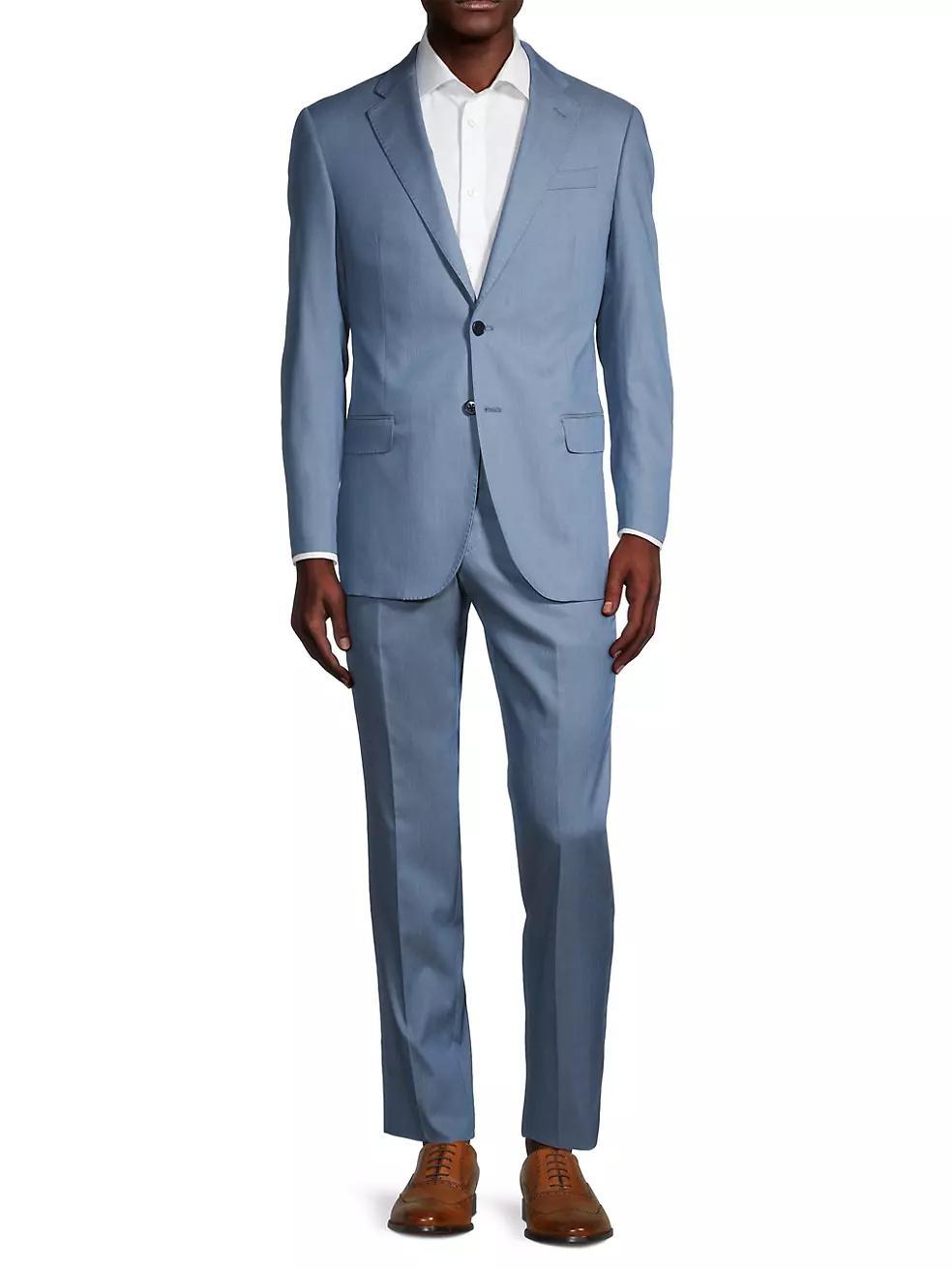 Tailored Single-Breasted Suit Product Image