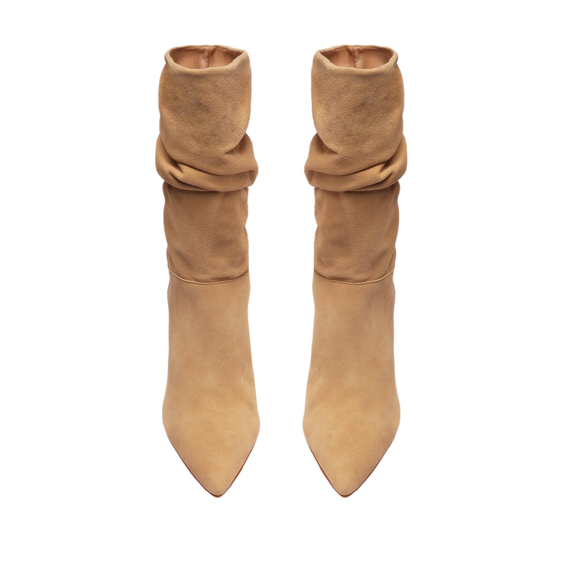 Ashlee Suede Bootie - 5.5 Honey Beige Suede Product Image