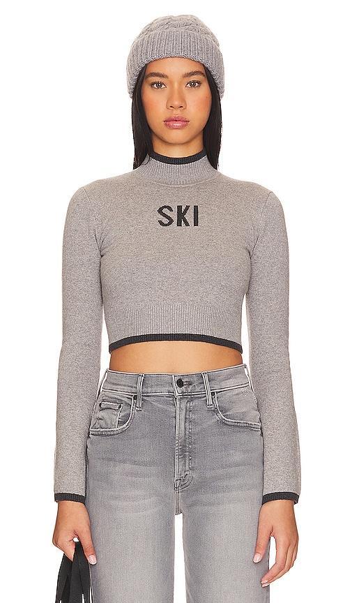 YEAR OF OURS Ski Bell Sleeve Cashmere Sweater in Grey. - size XL (also in L, M, S, XS) Product Image