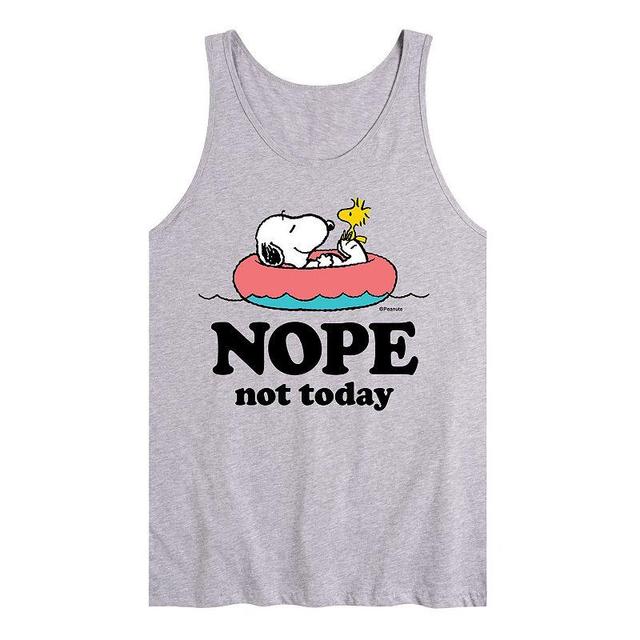 Mens Peanuts Nope Not Today Tank Top Product Image