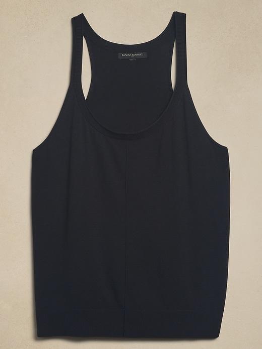 Refined Scoop-Neck Sweater Tank Product Image