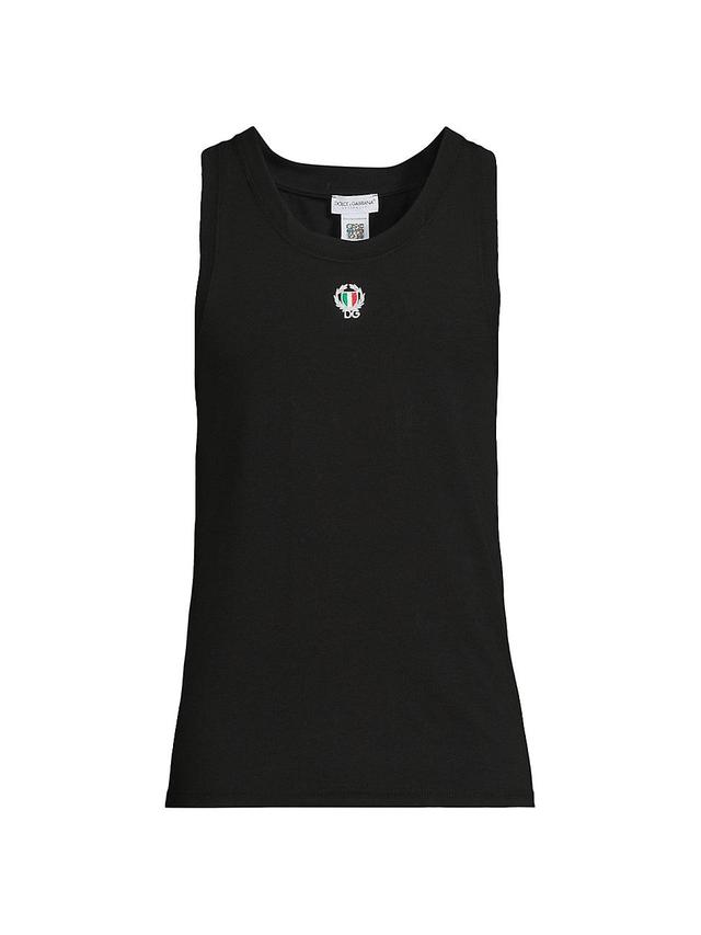 Mens Logo Cotton-Blend Tank Top Product Image