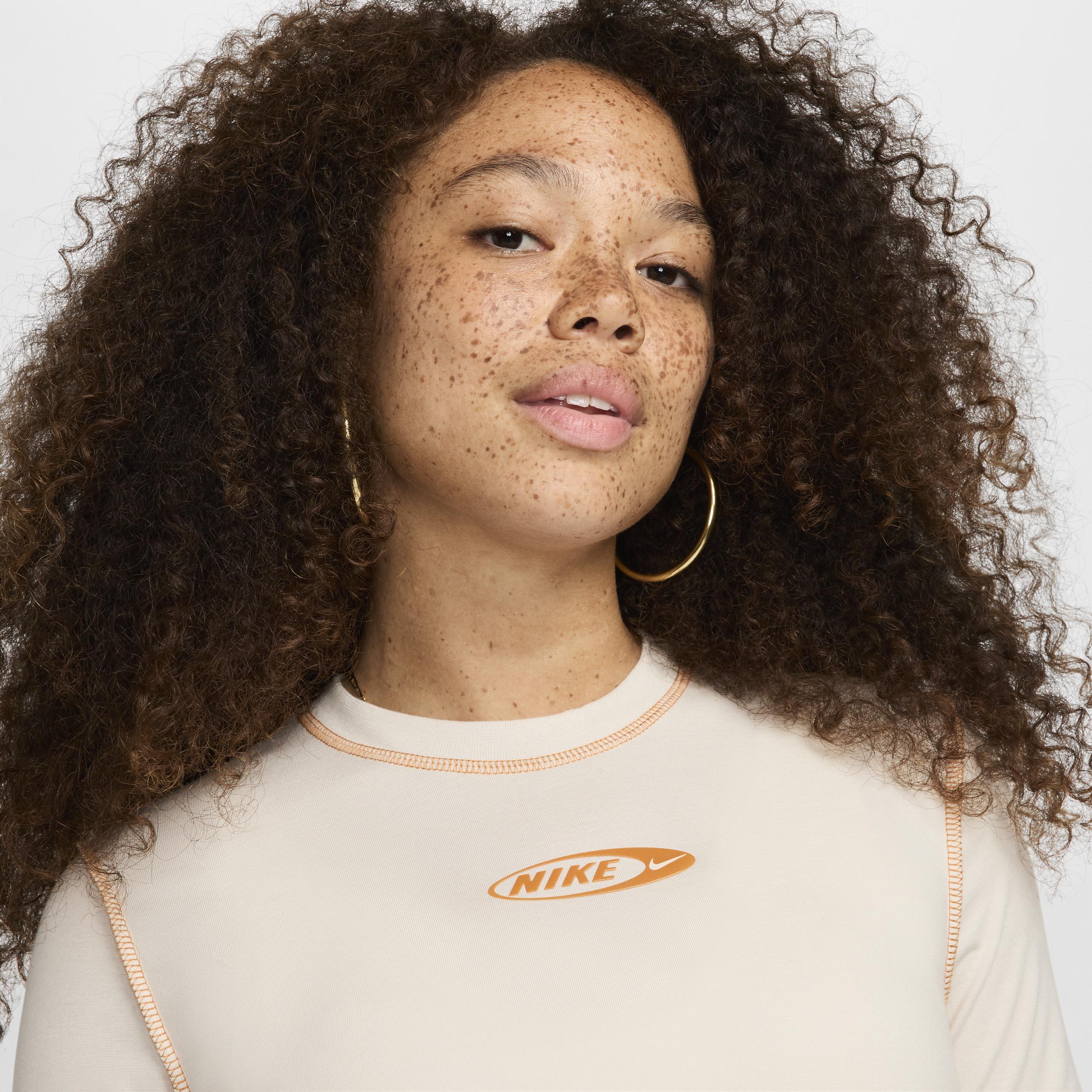 Women's Nike Sportswear Chill Knit Slim Cropped T-Shirt Product Image