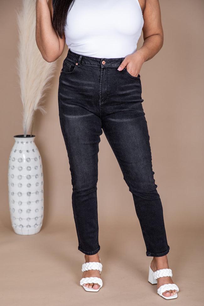 Bianca Black Vintage Straight Leg Jeans Product Image