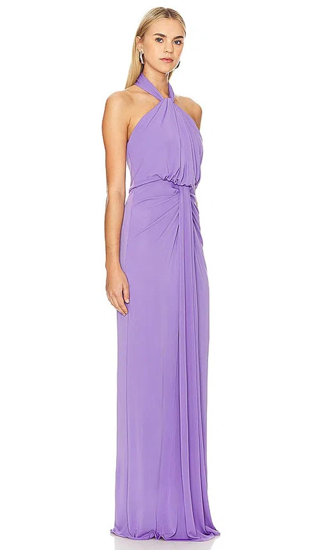 Cinq A Sept Kaily Gown In Plum Burst Product Image