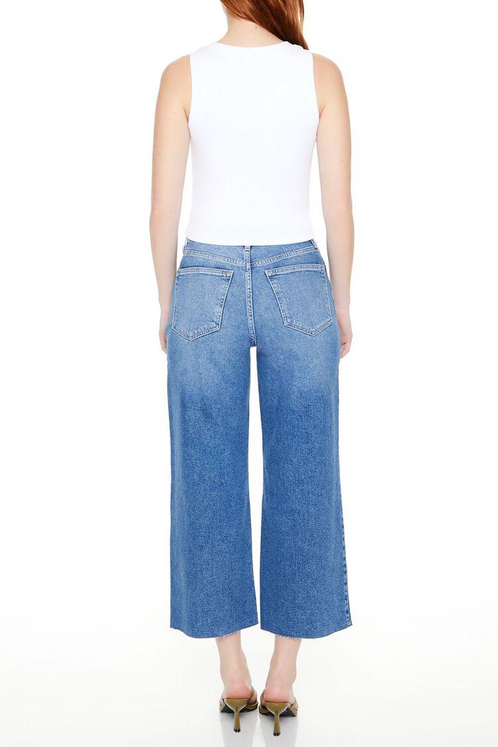 Cropped Wide-Leg Jeans | Forever 21 Product Image