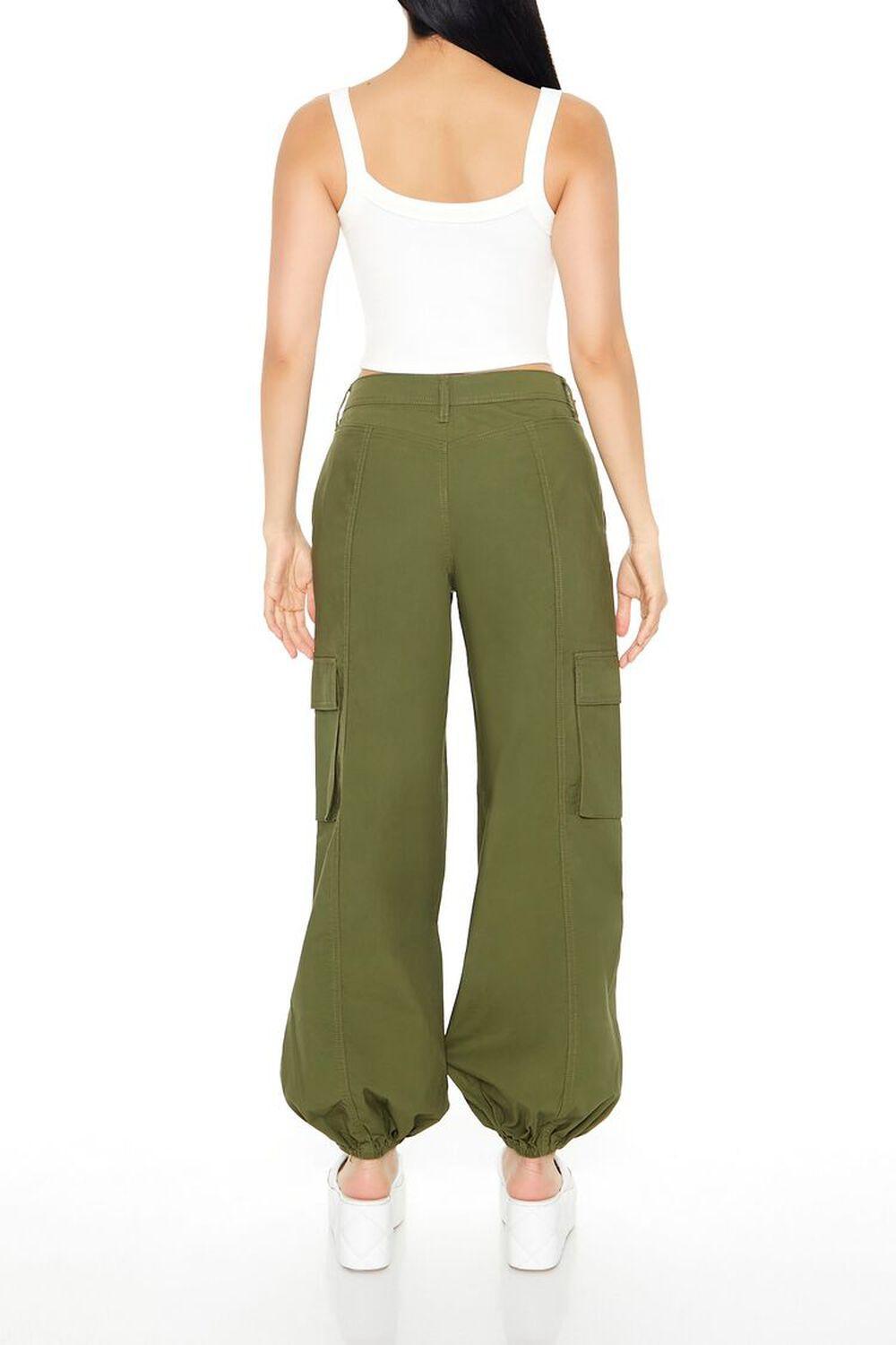 Cotton-Blend Cargo Joggers | Forever 21 Product Image