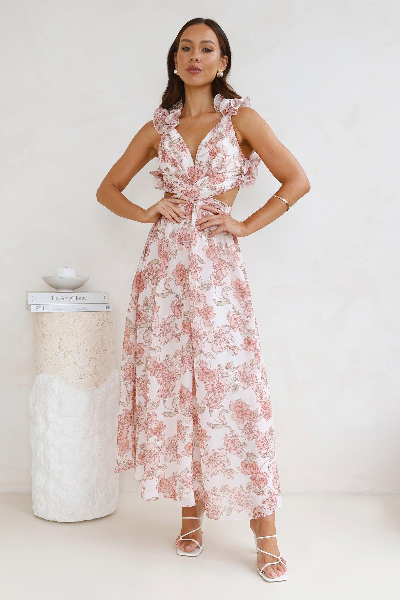 Extra Guest Maxi Dress Pink Product Image