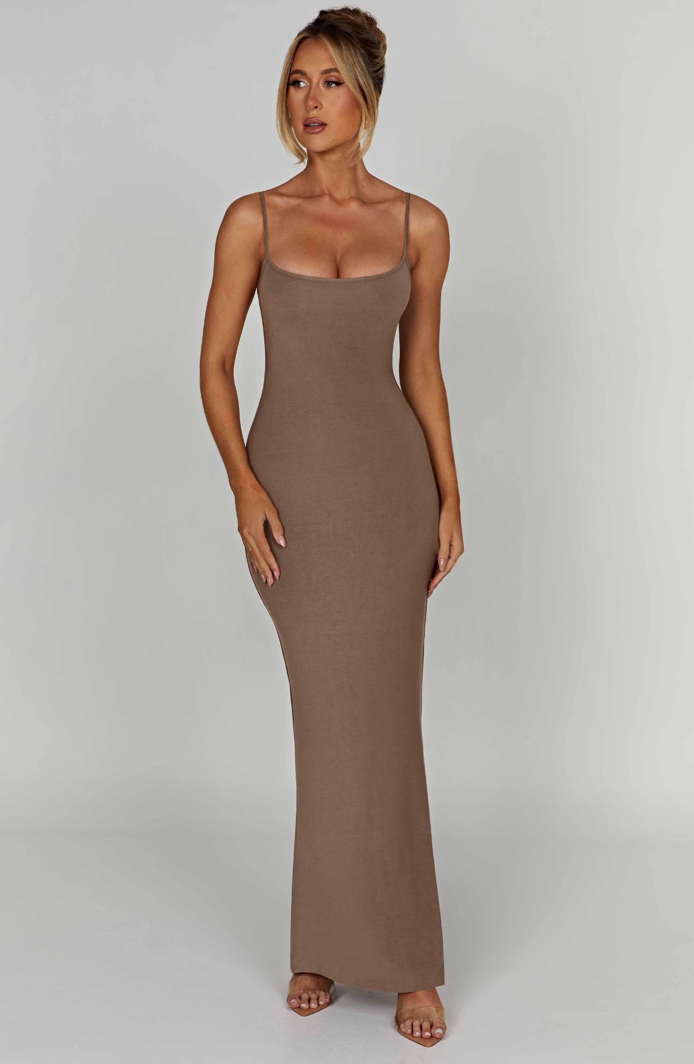 Saskia Maxi Dress - Mocha Product Image