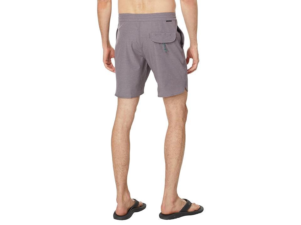 VISSLA Stoke'm 17.5 Boardshorts (Shark) Men's Swimwear Product Image