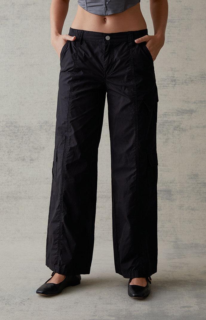 Women's Low Rise Cargo Puddle Pants - Product Image