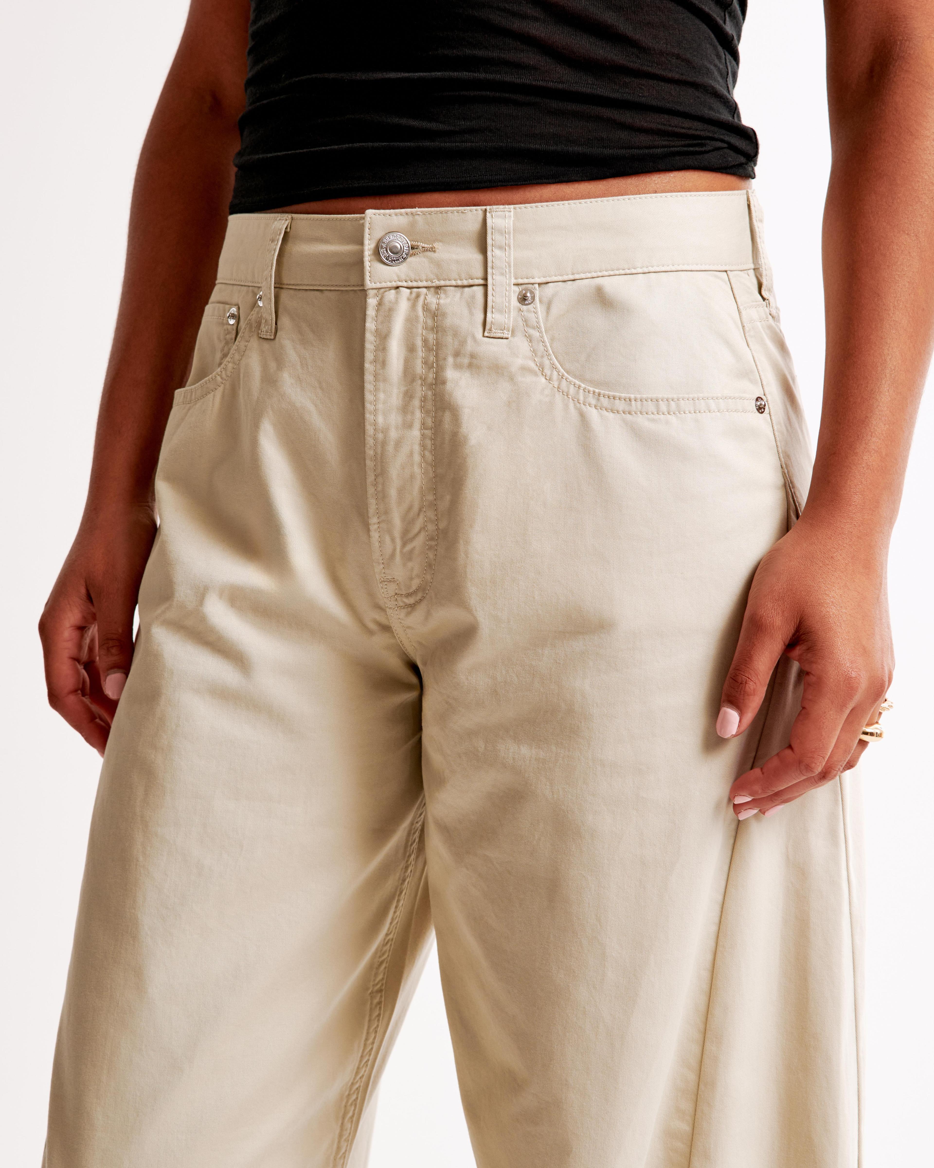 Curve Love Mid Rise Barrel Pant Product Image