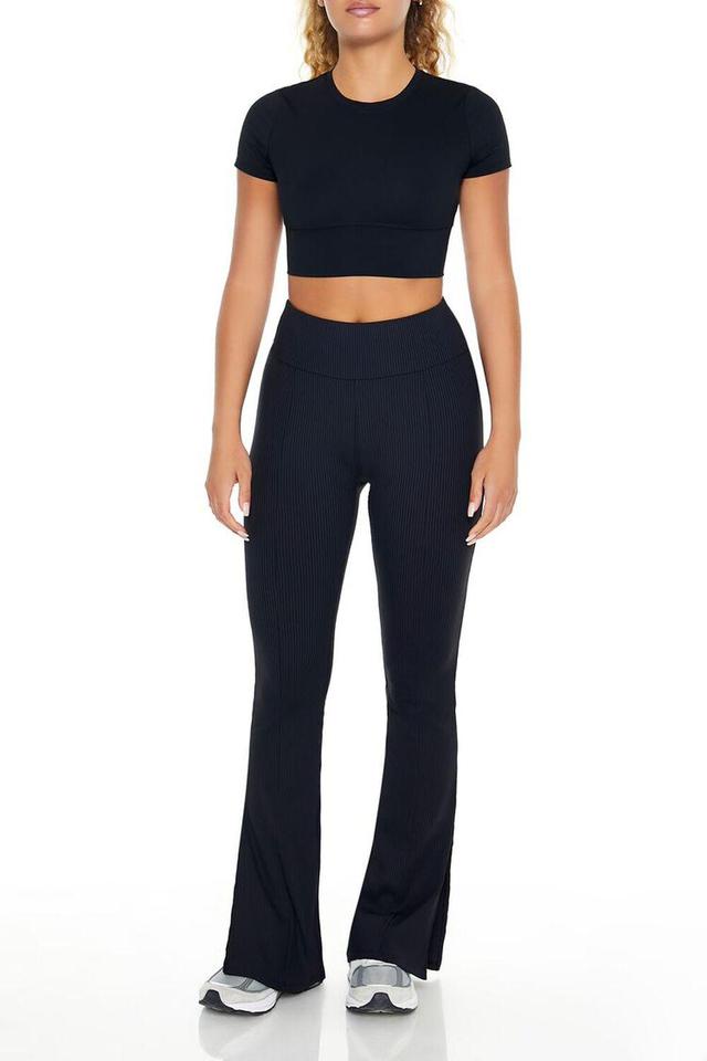 Active Split-Hem Flare Leggings | Forever 21 Product Image