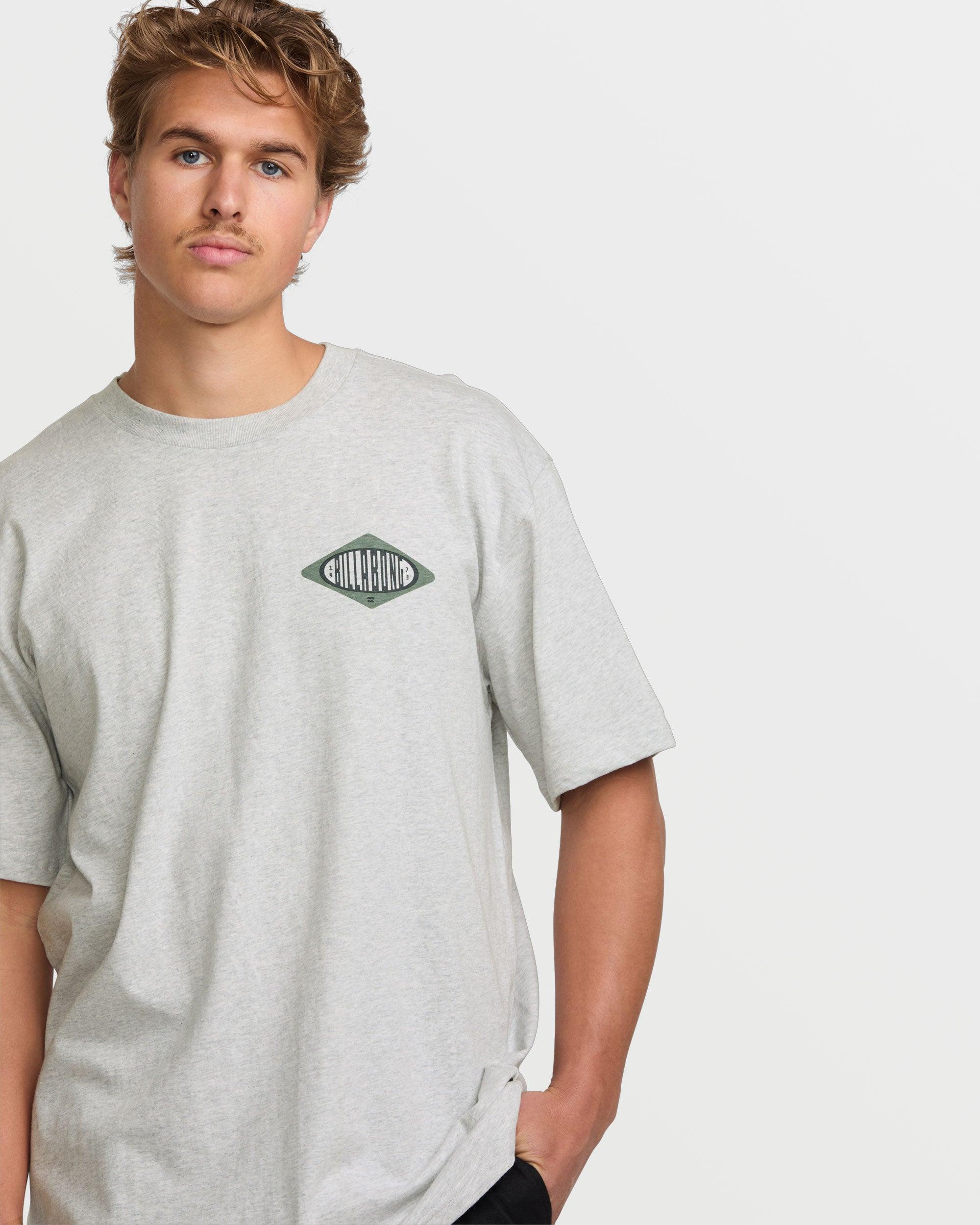 Walled Regular Short Sleeve Tee - Grey Heather Male Product Image