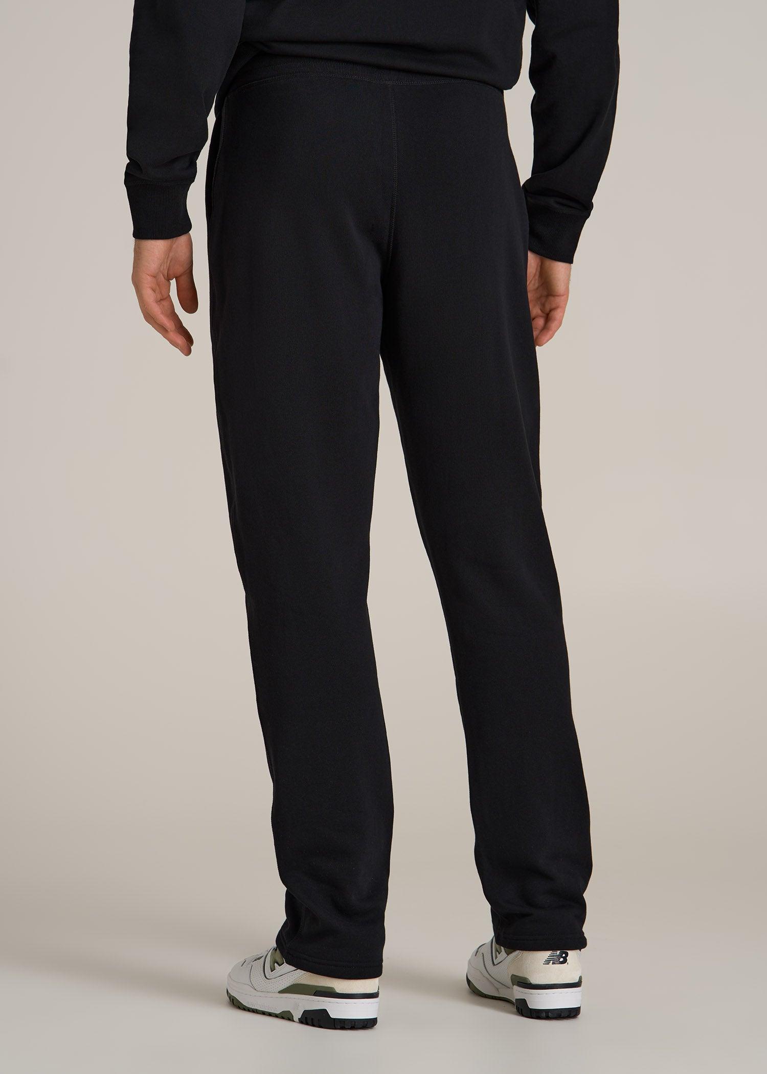 Wearever 2.0 Fleece Straight Leg Sweatpants for Tall Men in Black Male Product Image